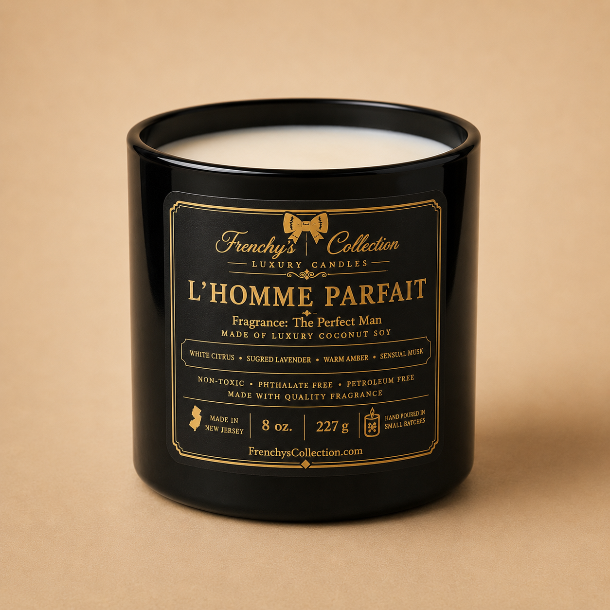 L’Homme Parfait 8 oz wickless candle