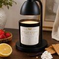 Strawberry Délice 8 oz wickless candle under a lamp warmer